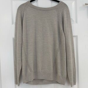Lululemon Women's Gray Sweater Size 10 No Size Tag
